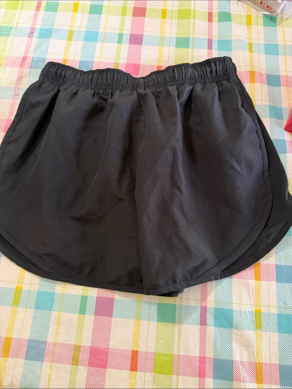 Nike Women's Black Athletic Running Shorts with Swoosh Size Small